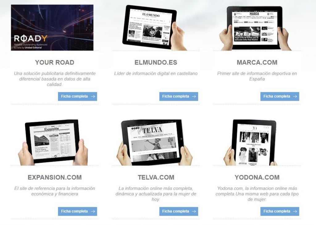 publicidad en unidad editorial