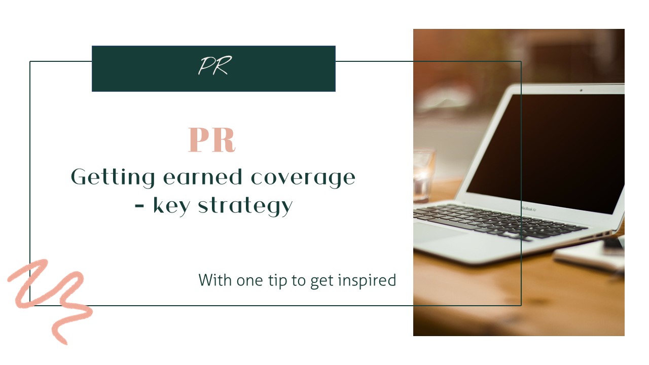 pr as a key strategy