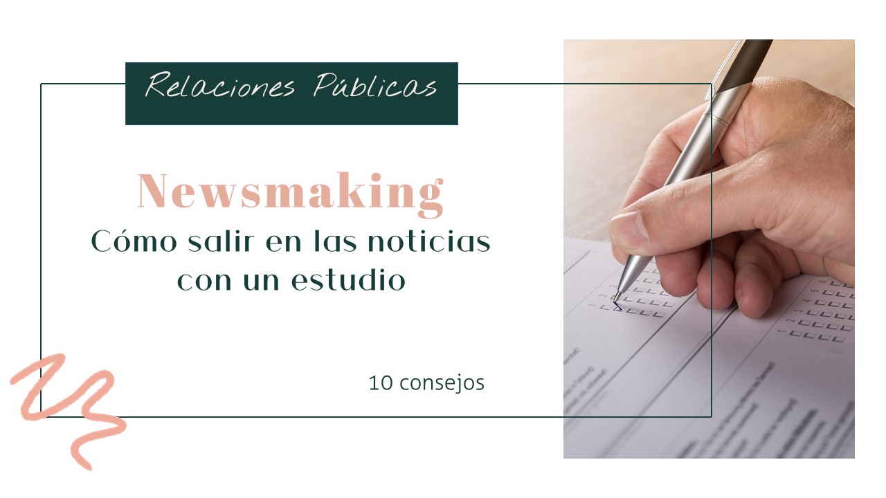 portada como salir en las noticias con un estudio